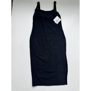 Beyond Yoga Spacedye Icon Midi Dress Large Dark Night